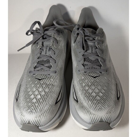 HOKA Clifton 9 Everyday Running - Gray 1127895 HMBC - Men\'s 11.5, D Width -Used